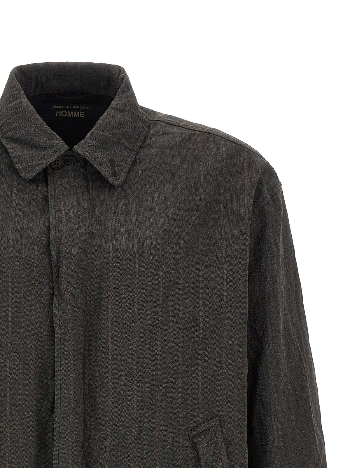Brown Polyester Bomber