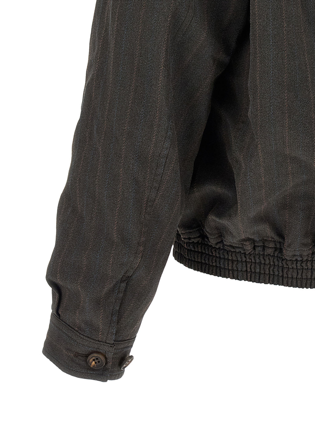 Brown Polyester Bomber