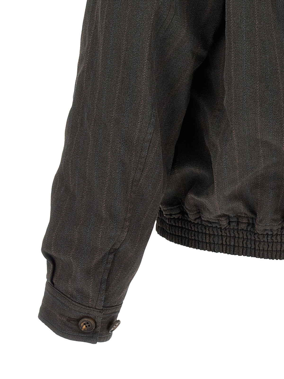 Brown Polyester Bomber