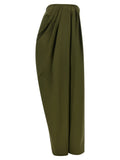 Bicolor Cotton Long Dress