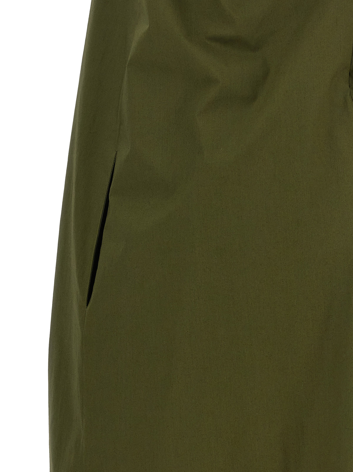 Bicolor Cotton Long Dress