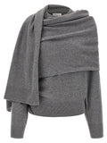 Gray Wool Cardigan