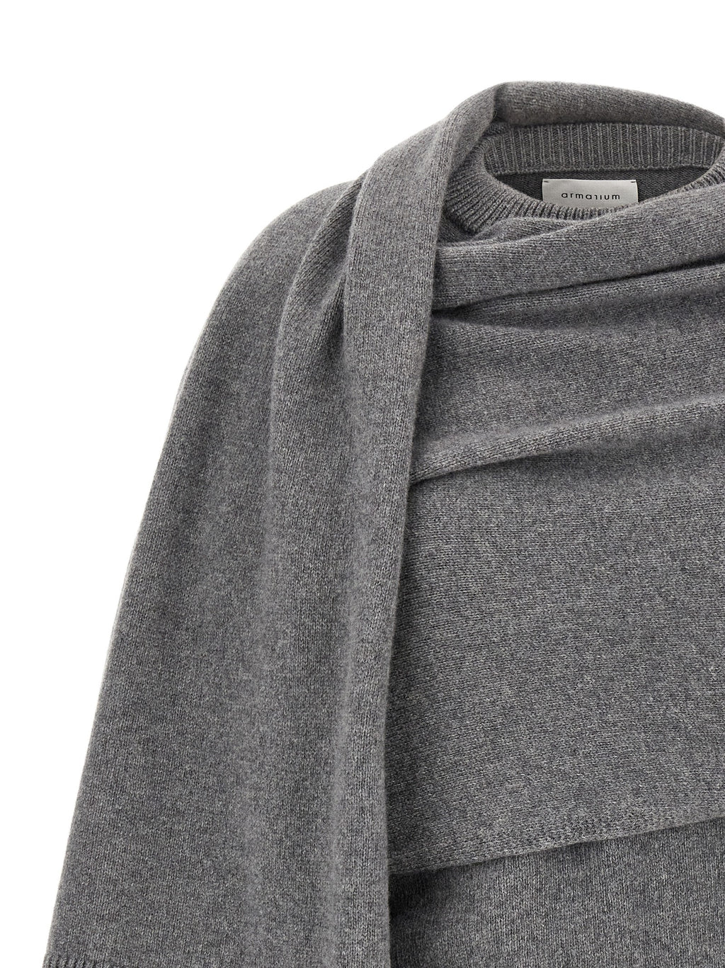 Gray Wool Cardigan