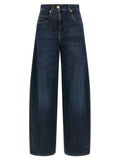 Blue Cotton Jeans Denim