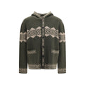 Bicolor Cashmere Cardigan