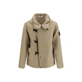 Beige Wool Oves Aries Full-Length Jacket