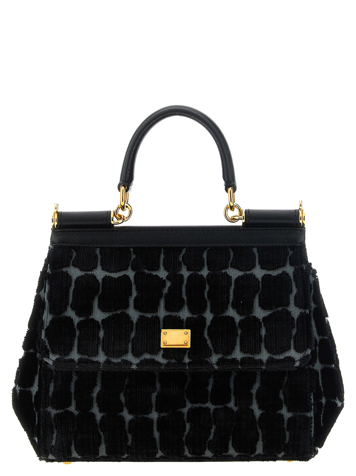 Black Cotton Handbag