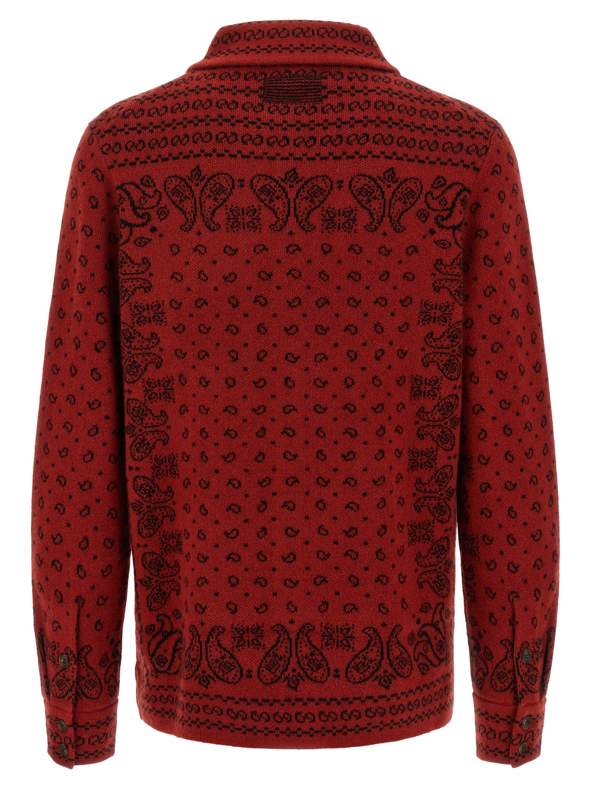Red Cashmere Blouse