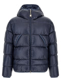 Blue Polyamide Full-Length Jacket