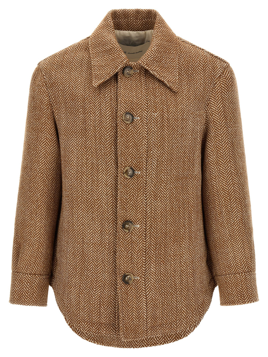 Brown Virgin Wool Jacket