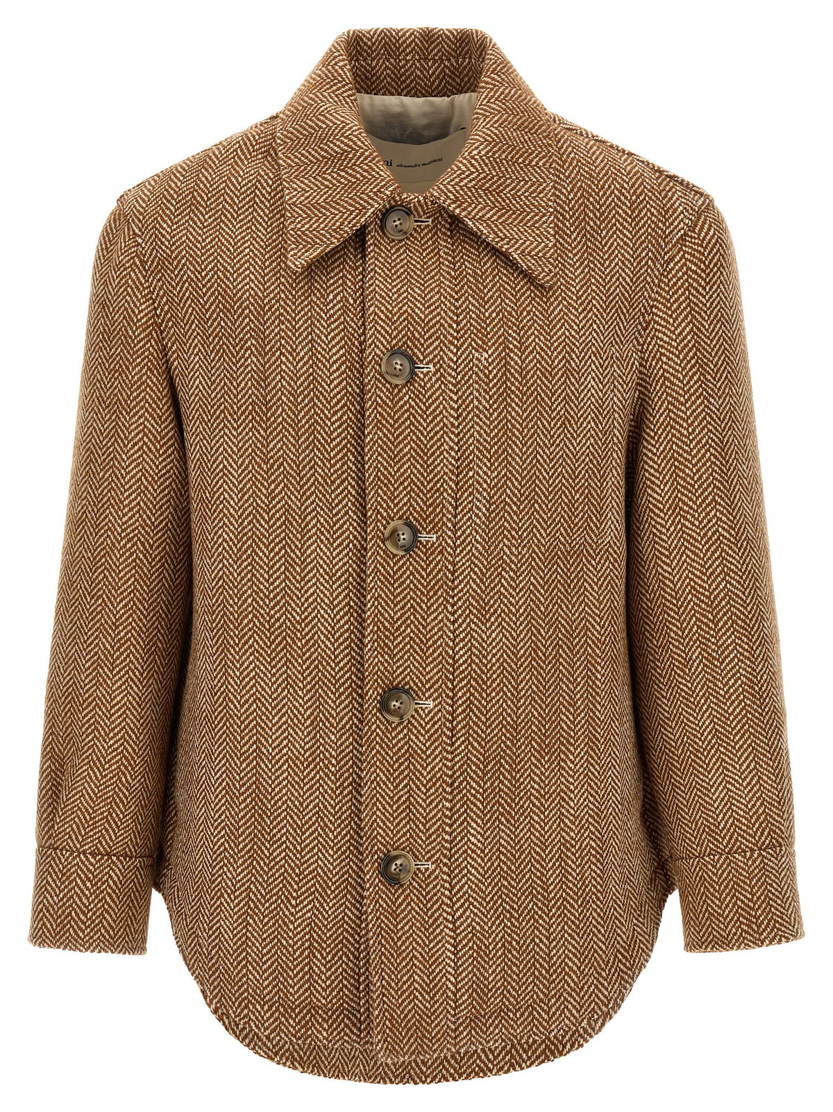 Brown Virgin Wool Jacket