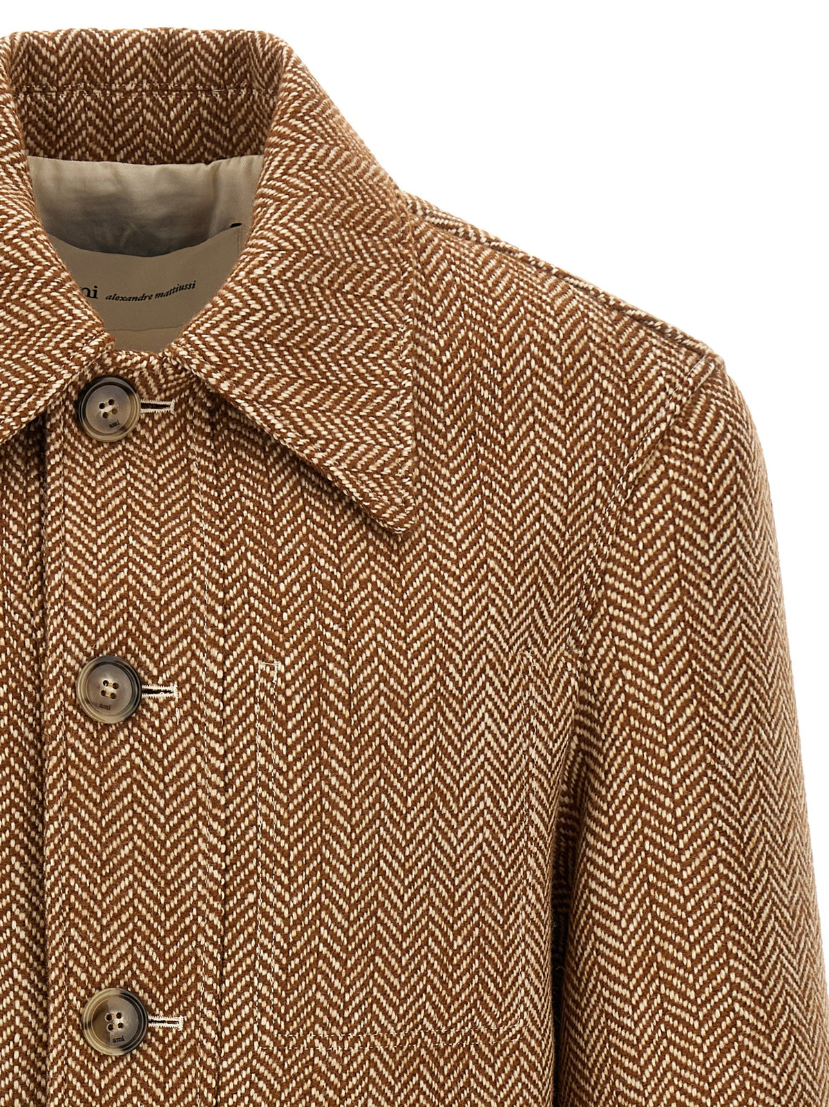Brown Virgin Wool Jacket