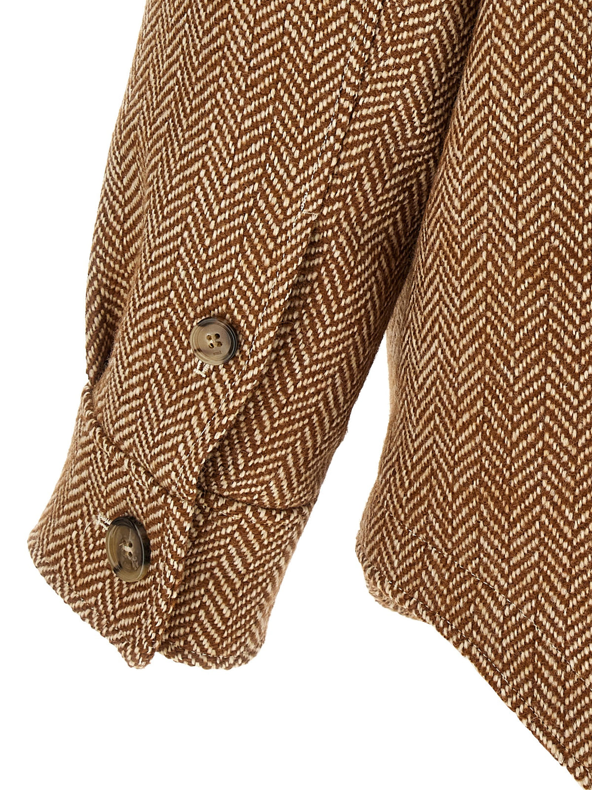 Brown Virgin Wool Jacket