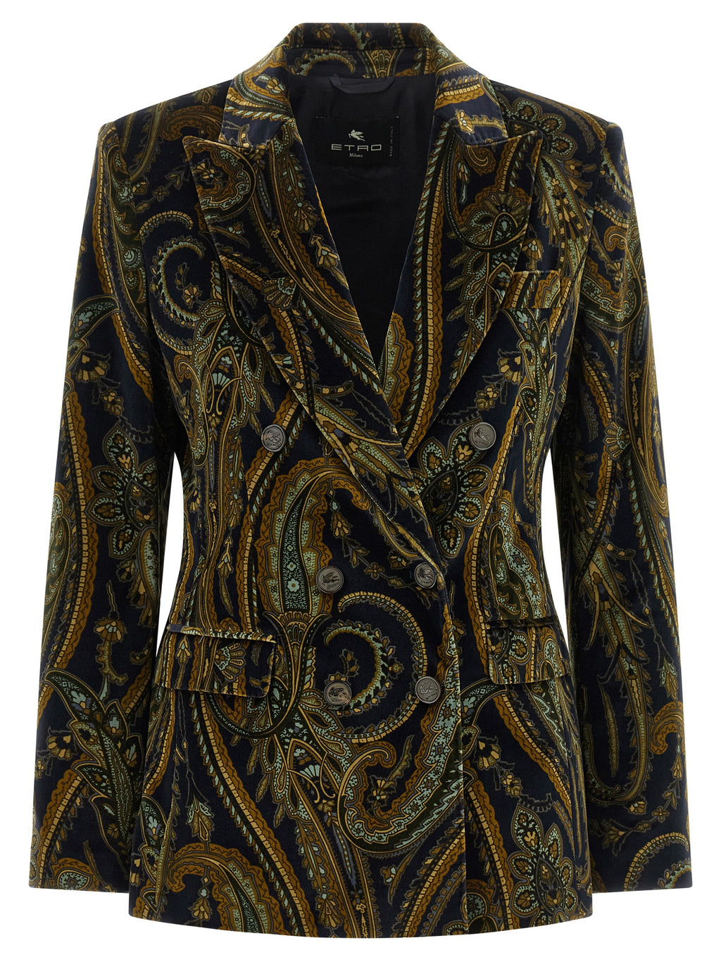 Blue Cotton Blazer