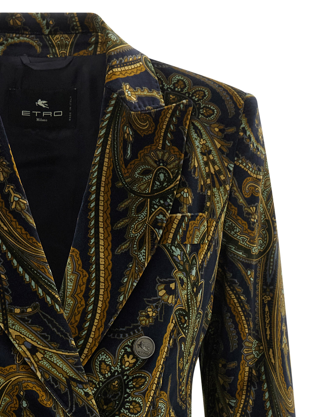 Blue Cotton Blazer