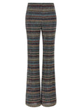 Multicolor Viscose Flared Pants