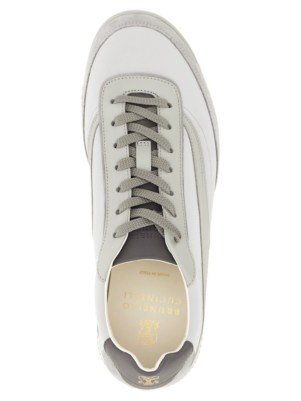 Gray Polyethylene Low Top Sneakers