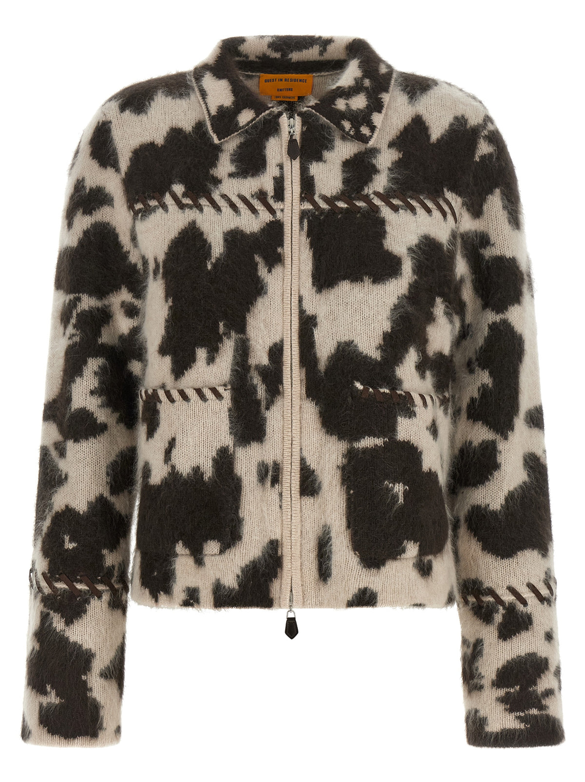 Brown Cashmere Full-Length Jacket