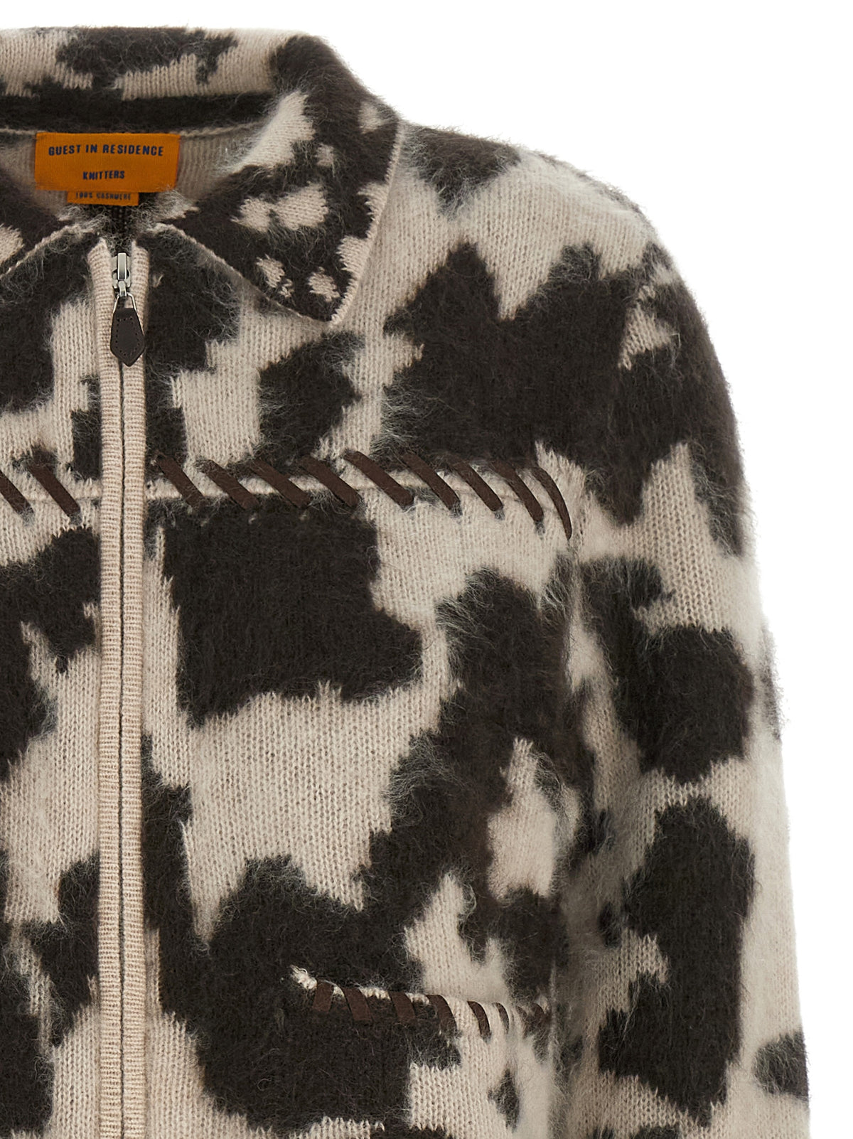 Brown Cashmere Full-Length Jacket