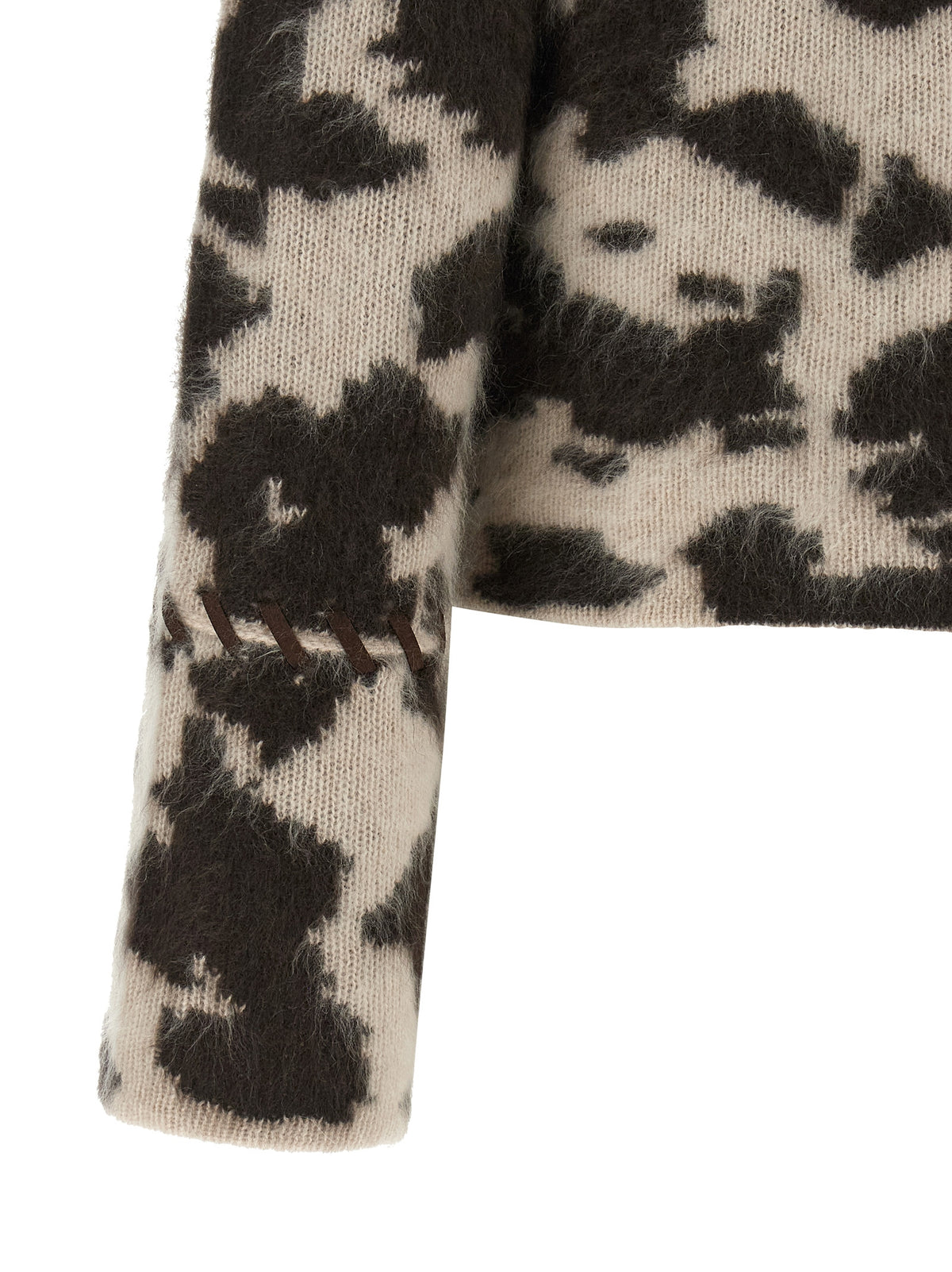 Brown Cashmere Full-Length Jacket