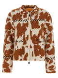 Brown Cashmere Full-Length Jacket