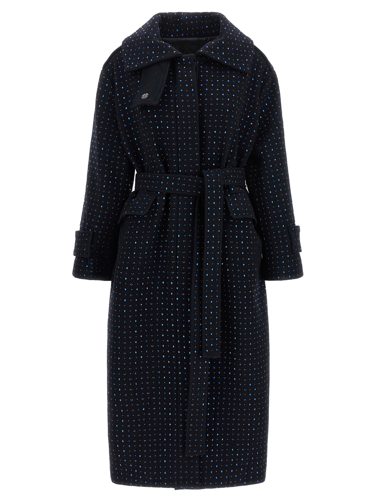 Blue Wool Coat