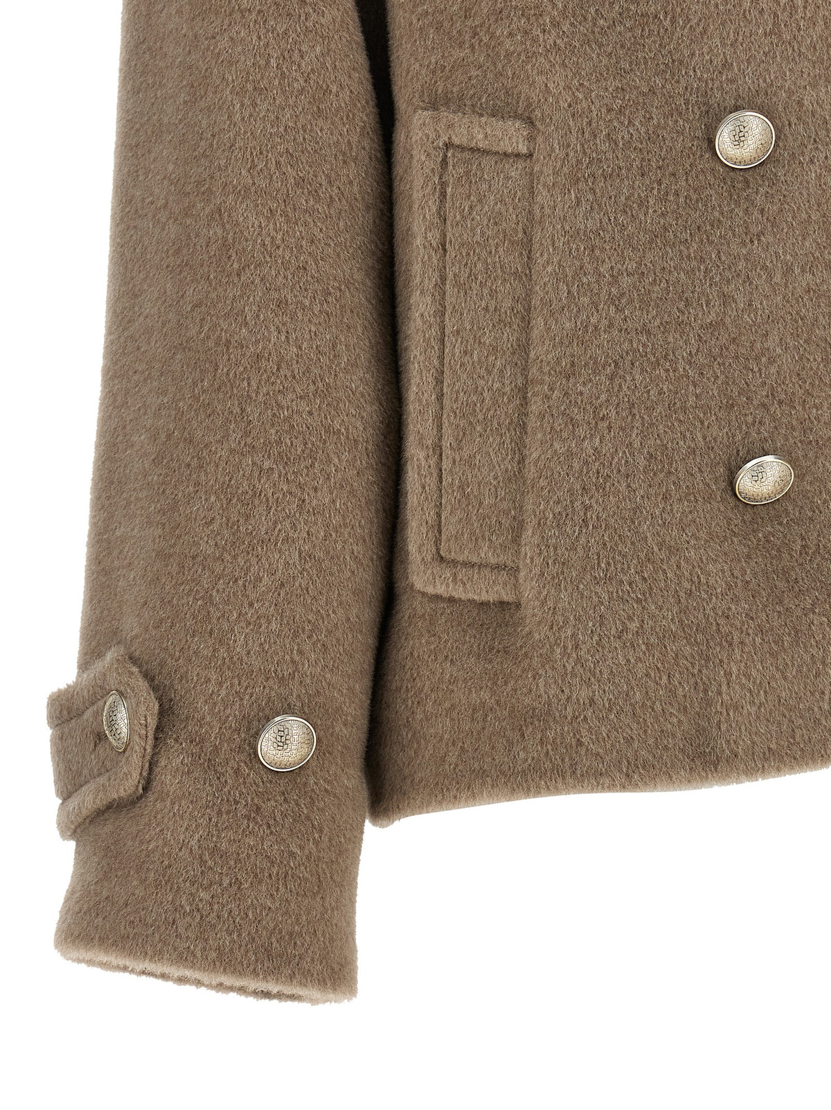 Beige Wool Coat