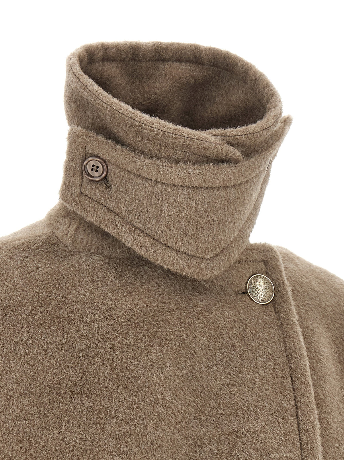Beige Wool Coat