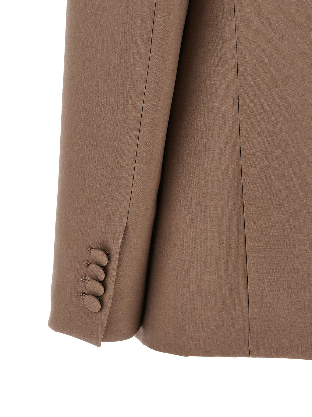 Beige Virgin Wool Blazer