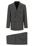 Gray Virgin Wool Two-Piece Suit