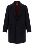 Blue Virgin Wool Coat