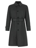 Gray Virgin Wool Coat
