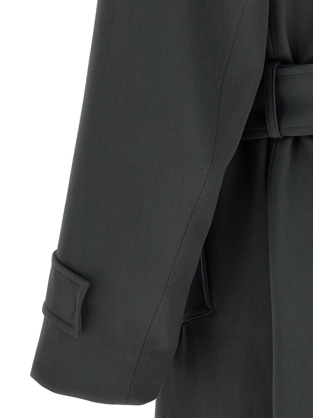 Gray Virgin Wool Coat