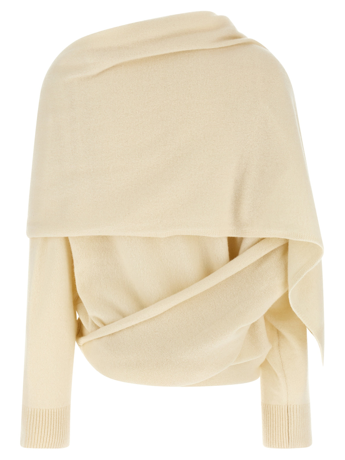 White Wool Cardigan