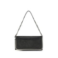 Black Polyester Shoulder Bag