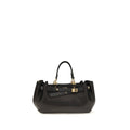 Black Calf Leather Bos Taurus Shoulder Bag