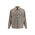 Brown Wool Oves Aries Full-Length Jacket