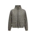 Beige Viscose Bomber