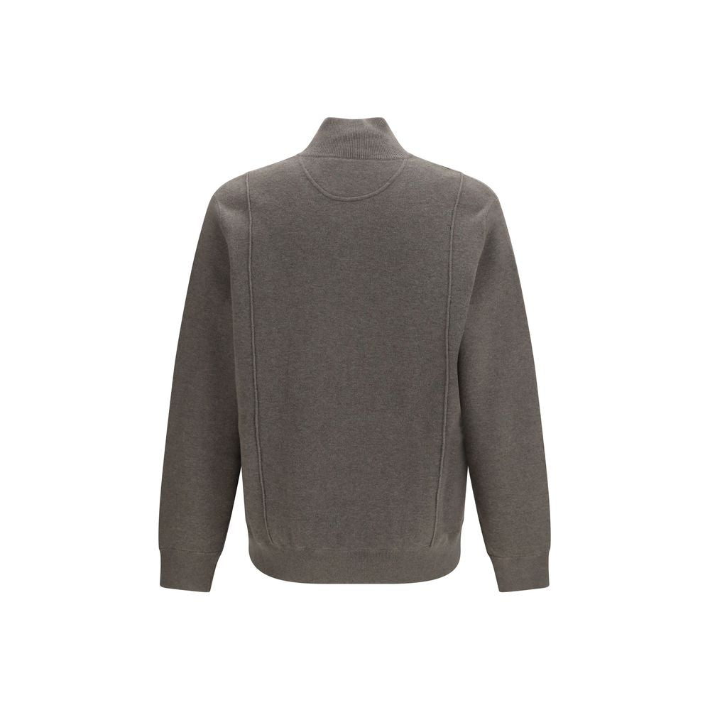 Bicolor Cashmere Cardigan