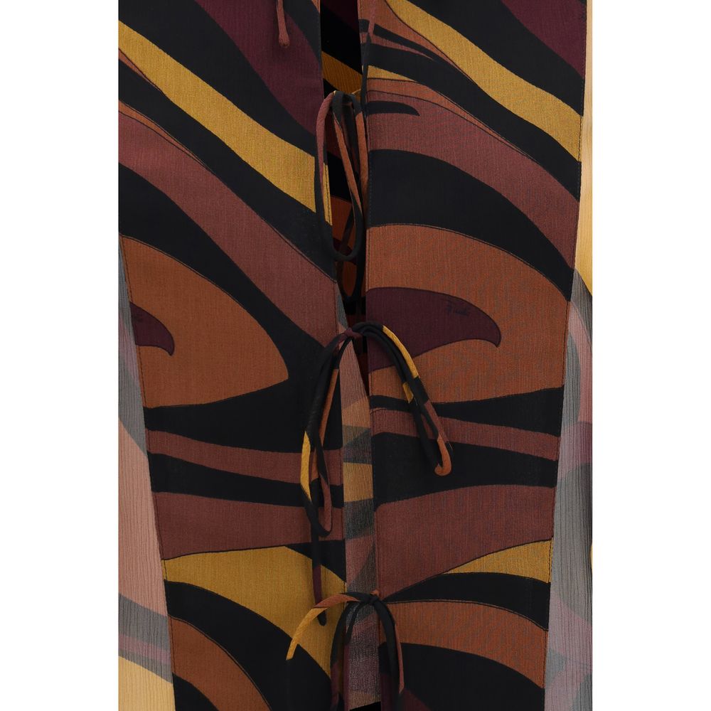 Multicolor Silk Pattern Shirt