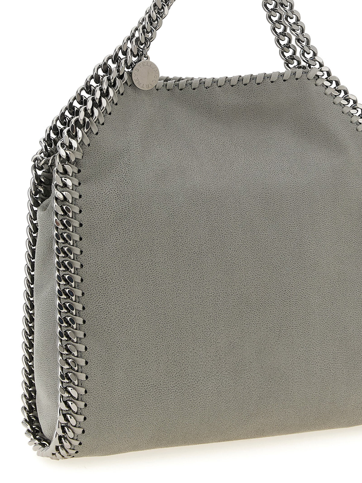 Gray Polyester Handbag