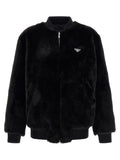 Black Recycled Polyamide Bomber