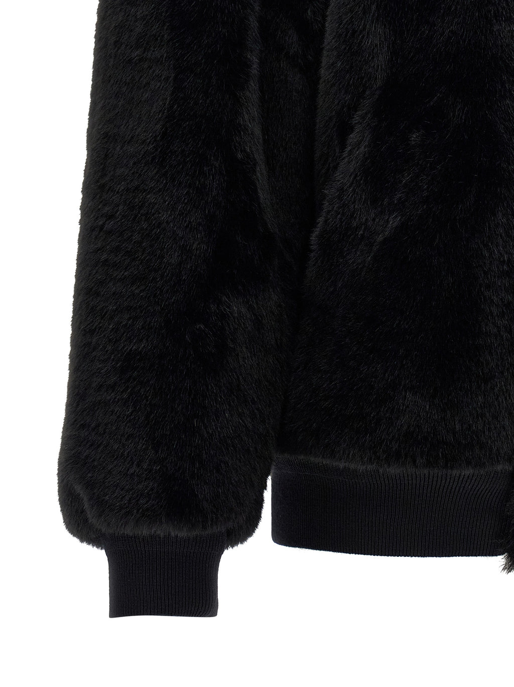 Black Recycled Polyamide Bomber