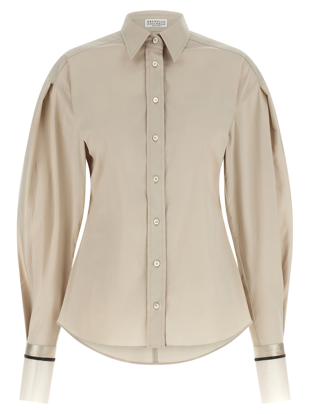 Beige Cotton Blouse