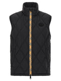 Black Polyamide Sleeveless Jacket