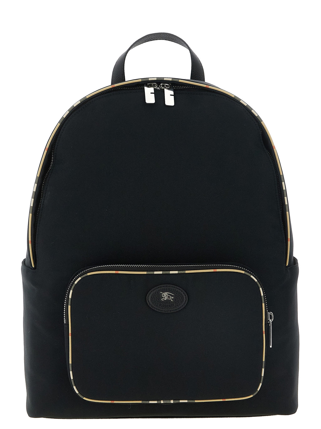 Black Polyester Backpack