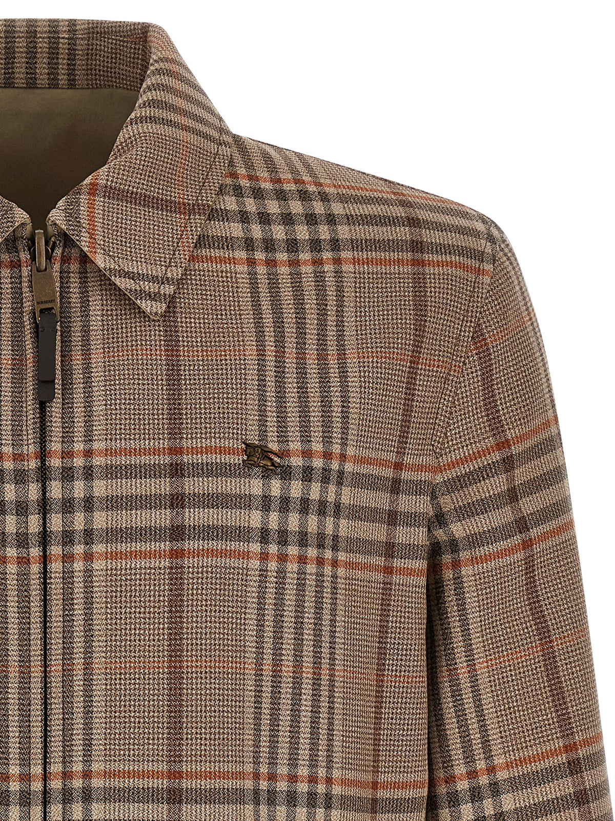Beige Wool Full-Length Jacket