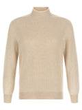 Beige Cashmere Cardigan