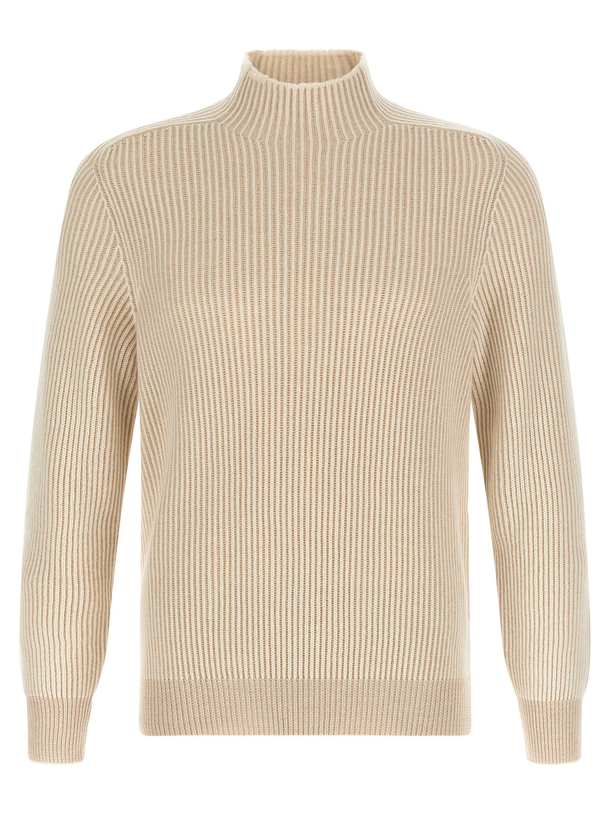 Beige Cashmere Cardigan