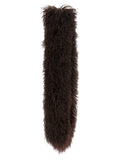 Brown Lamb Fur Scarf